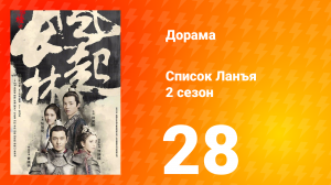 Список Ланъя 2 сезон 28 серия