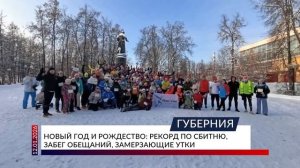 Новый Год и Рождество рекорд по сбитню, забег обещаний, замерзающие утки