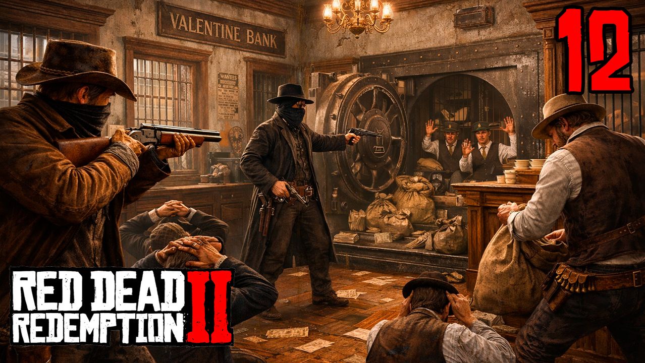 ОГРАБЛЕНИЕ ПО-КОВБОЙСКИ  Red Dead Redemption 2 12