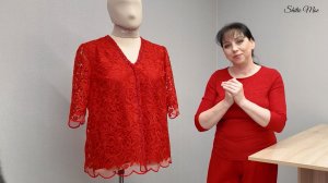 Обзор моего красного блузона. Я в нём была на новый год.