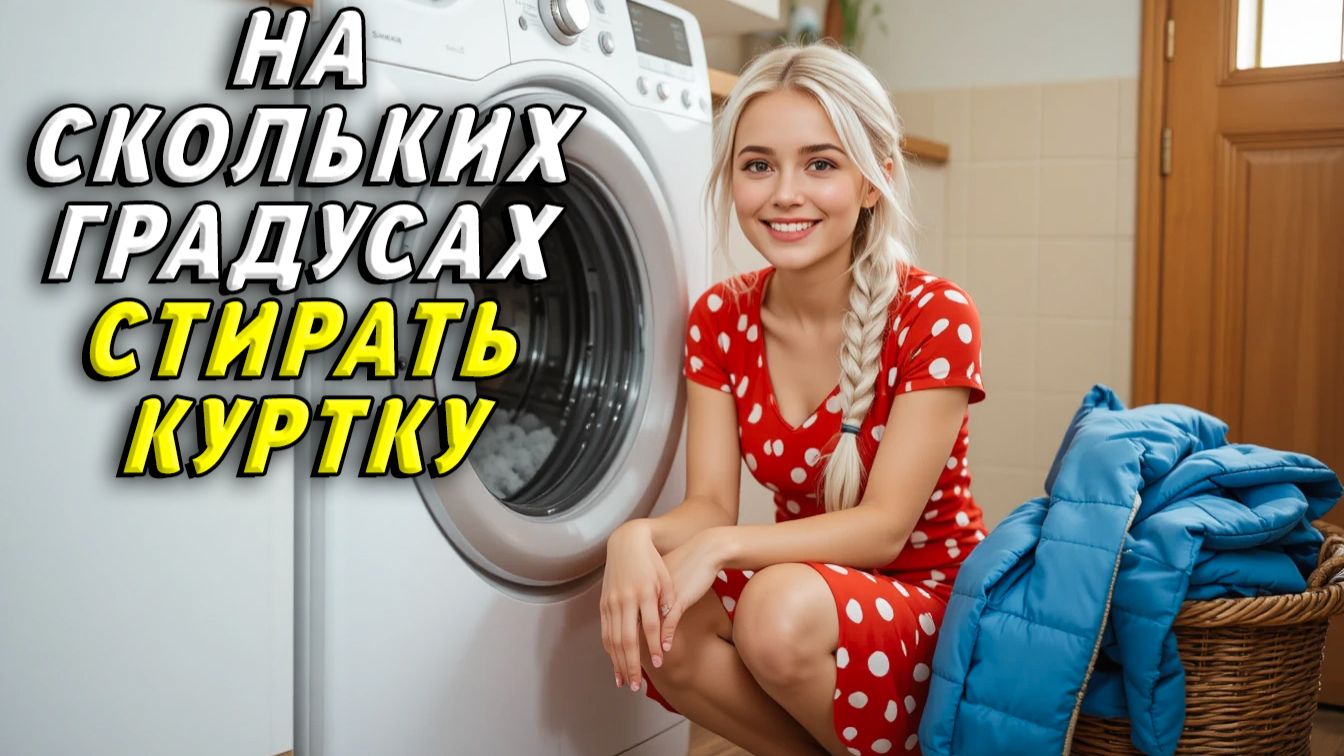 На скольких градусах стирать куртку смотреть онлайн