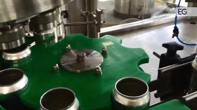 Линия для розлива газированного напитка в алюминиевые банки с крышками Easy Open YLG12-1 смотреть онлайн