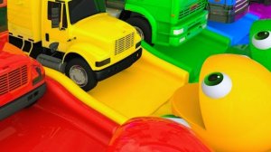 ВЕСЁЛЫЙ ПАКМЕН! Смешные мультики для детей. Мультфильм про цвета на английском