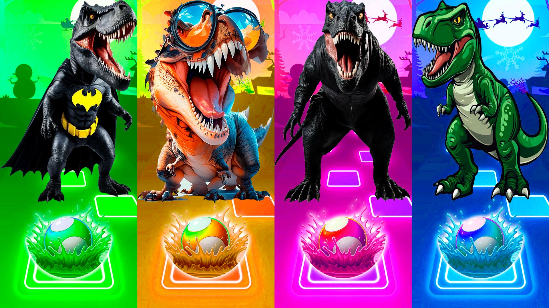 Coffin Dance Динозавры 290 уровень - Мультики про Динозавров | МУЛЬТФИЛЬМЫ ДИНОЗАВРЫ в Tiles Hop смотреть онлайн