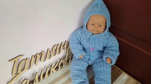 КОМБИНЕЗОН " ГОЛУБЫЕ  ДАЛИ "