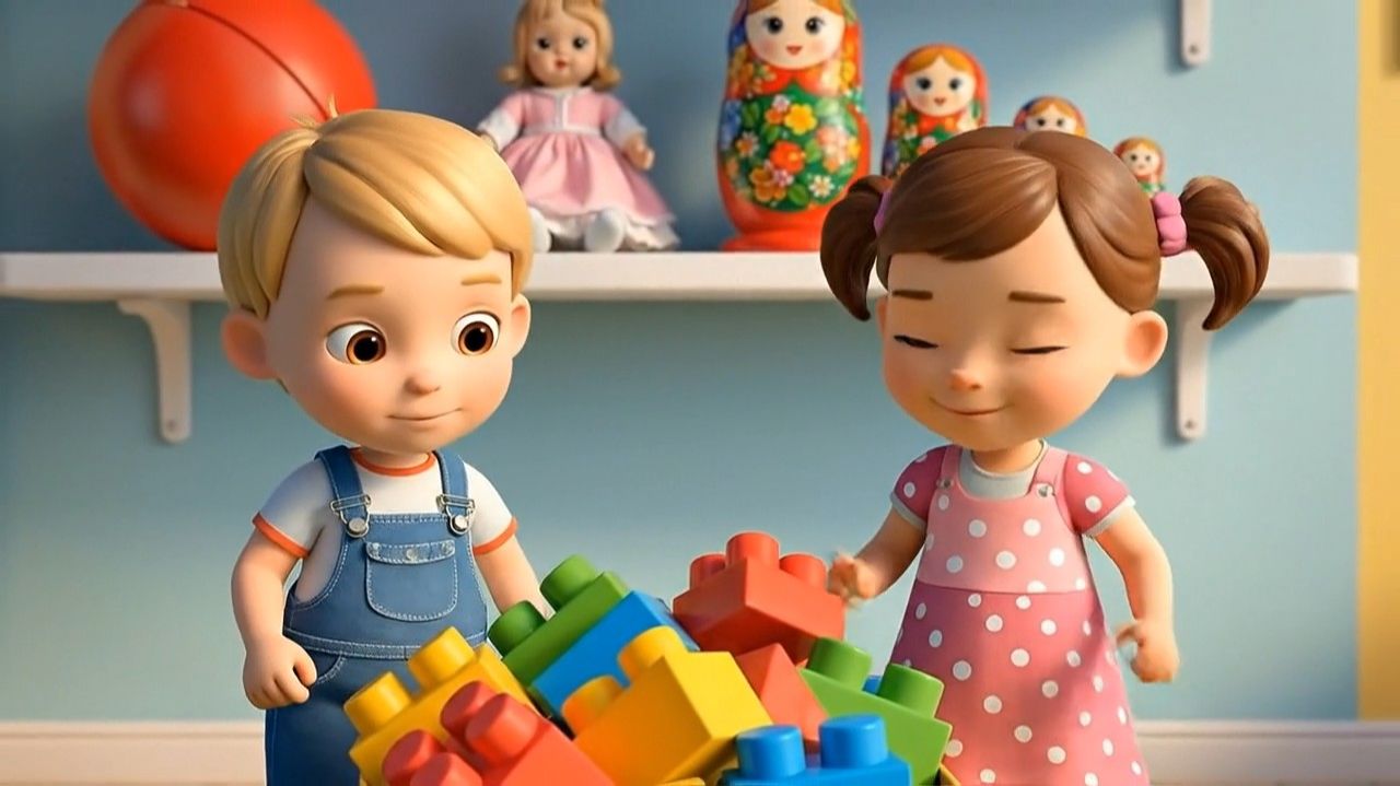 Игрушки - игра с малышами смотреть онлайн