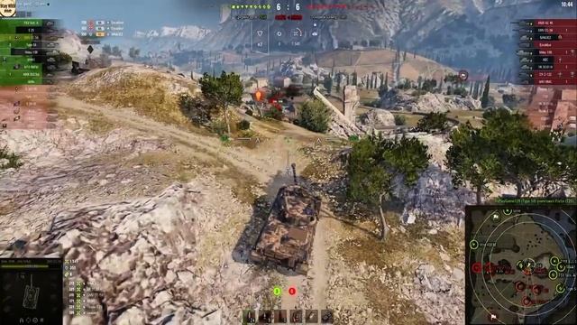 SMV CC-56.Карта Утёс. Основной калибр, 4 фрага. смотреть онлайн