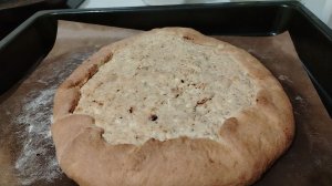 Пирог с творогом | Тесто на пирог | Начинка - творог и молотый арахис | Двое дома