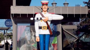 Фигура из стеклопластика "Дядя Степа".