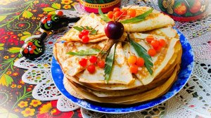 Нежные и румяные блины на кефире