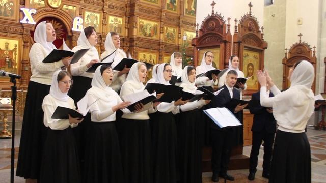 Взошла звезда ясная. Хор певчих Свято-Елизаветинского храма. смотреть онлайн
