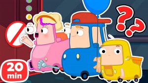 Машинки спасают Дедулю Ковша! Кто поможет выбраться из лифта?