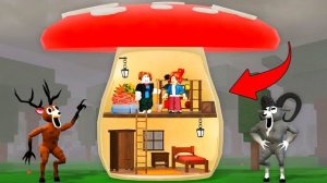 Новая грибная база в игре «99 ночей в лесу» Анимация Роблокс