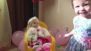 День Рождения Настюши! Распаковка и обзор говорящей куклы Настеньки