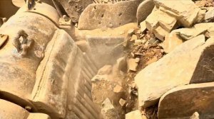 Большая каменная щековая дробилка в действии | Мощные звуки ASMR для дробления камня