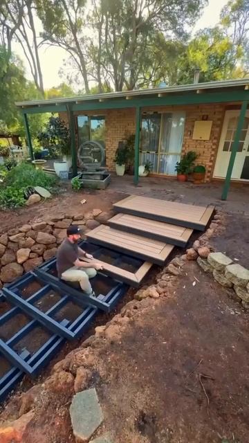 Ступени на склоне пошагово👍 смотреть онлайн