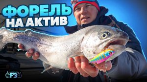 Ловля форели на вибы со льда! Отличное начало сезона!