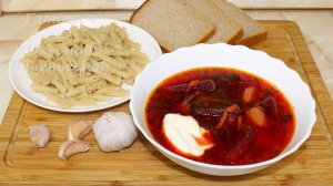 Свекольник по-быстрому и макароны по-флотски. Готовим с Оксаной Валерьевной.