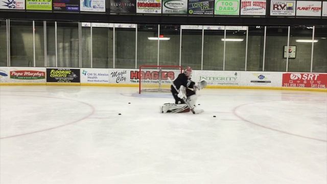 14 упражнений для хоккейных вратарей