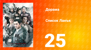 Список Ланъя 1 сезон 25 серия