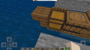 лодка в майнкрафт
