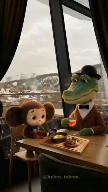 Современные Гена и Чебурашка. смотреть онлайн