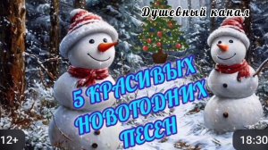 5 КРАСИВЫХ НОВОГОДНИХ ПЕСЕН.