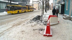 (Рыбинск-40) КОММУНАЛЬНЫЕ РАБОТЫ НА УЛИЦЕ КРЕСТОВОЙ