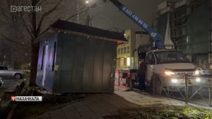 В Махачкале демонтируют нелегальные будки