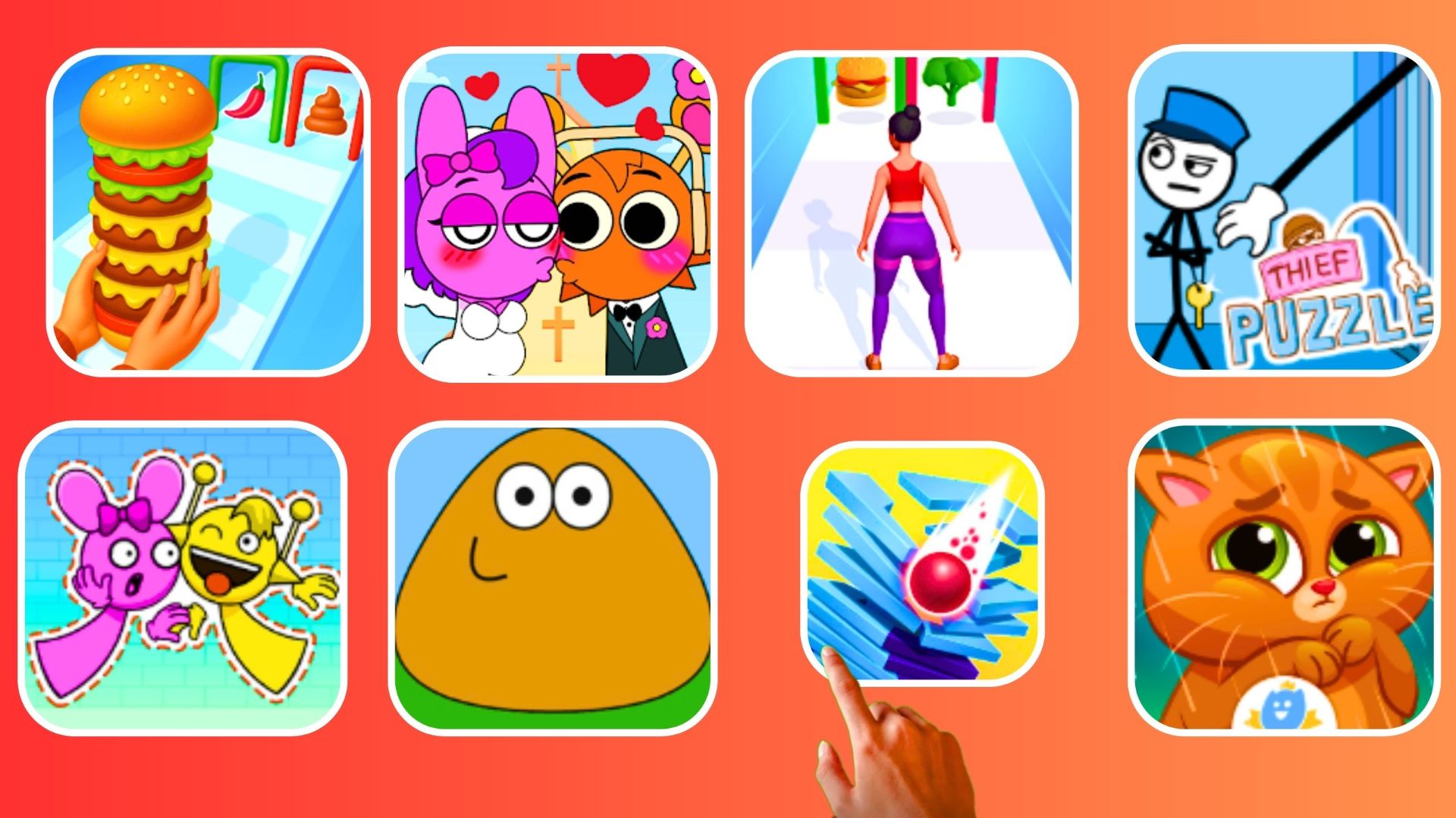 🌈Sprunki & Well Challendge & Burger Master & Bubbu & Pou & ThiefPuzzle & Twerk смотреть онлайн