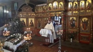 14 января 2026г. Обрезание Господне, свт. Василия Великого, проповедь иерея Виталия Щеглова.