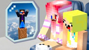 ✈️Я ЗАТРОЛЛИЛ ДРУЗЕЙ В САМОЛЁТЕ В МАЙНКРАФТ! ШЕДИ ЛЕСКА И НУБИК MINECRAFT