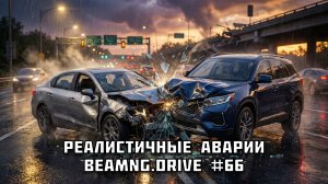 РЕАЛИСТИЧНЫЕ АВАРИИ в BeamNG.drive #66