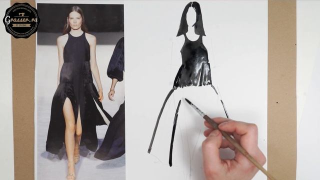 Курс Fashion иллюстрация. Скетчинг. Часть 1 смотреть онлайн