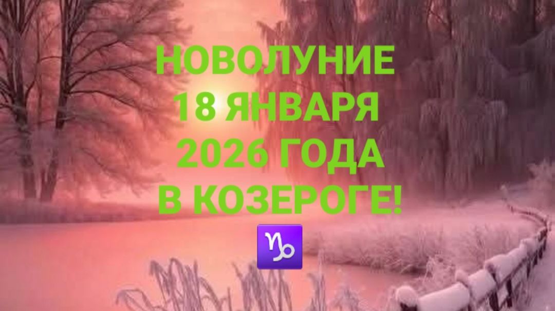 НОВОЛУНИЕ 18 ЯНВАРЯ 2026 ГОДА! ТАРО-ПРОГНОЗ ДЛЯ ВСЕХ ЗНАКОВ ЗОДИАКА! ☸ смотреть онлайн