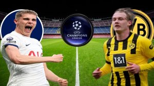 ФУТБОЛ ЛИГА ЧЕМПИОНОВ.  ТОТТЕНХЭМ - БОРУССИЯ ДОРТМУНД.  ТЕКСТОВАЯ ОНЛАЙН ТРАНСЛЯЦИЯ.
