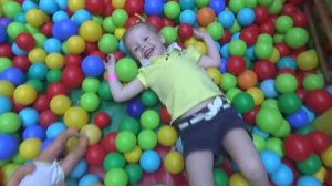 Настя и кукла на детской площадке в Краснодаре