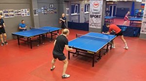 Звергздин А. (673) - Казачек Г. (602) 13.01 настольный теннис на Левашовском, Санкт-Петербург