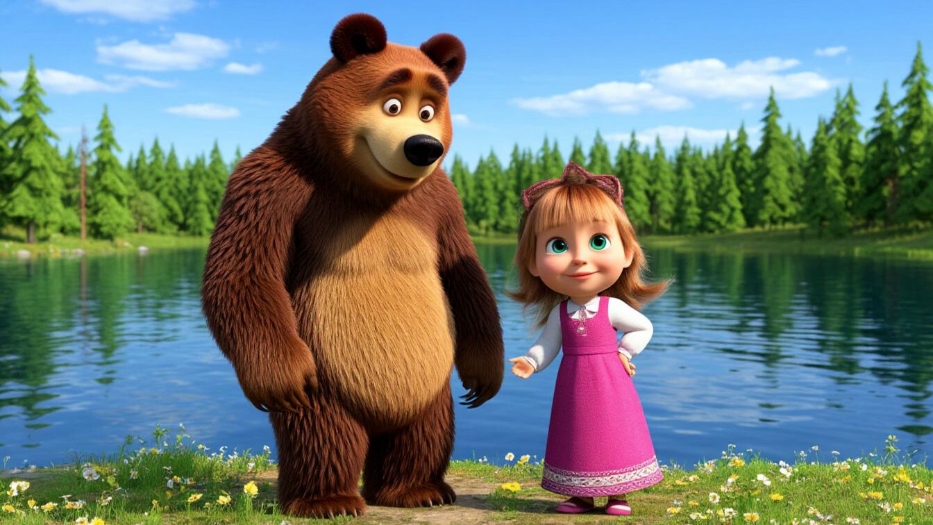 Маша и Медведь 🐻 мультфильмы для детей в игровом формате — развивающая игра смотреть онлайн