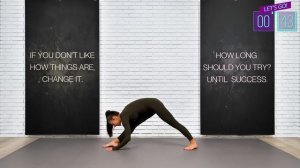 Juliette Wooten 60-MIN Intense YOGA HIIT WORKOUT (full body workout   abs)