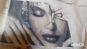 Вышиваю монохром "Мечта" Продвижения #вышивка #многоцветка