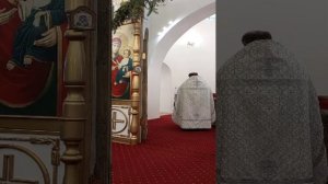 Божественная служба в храме Святой Троицы