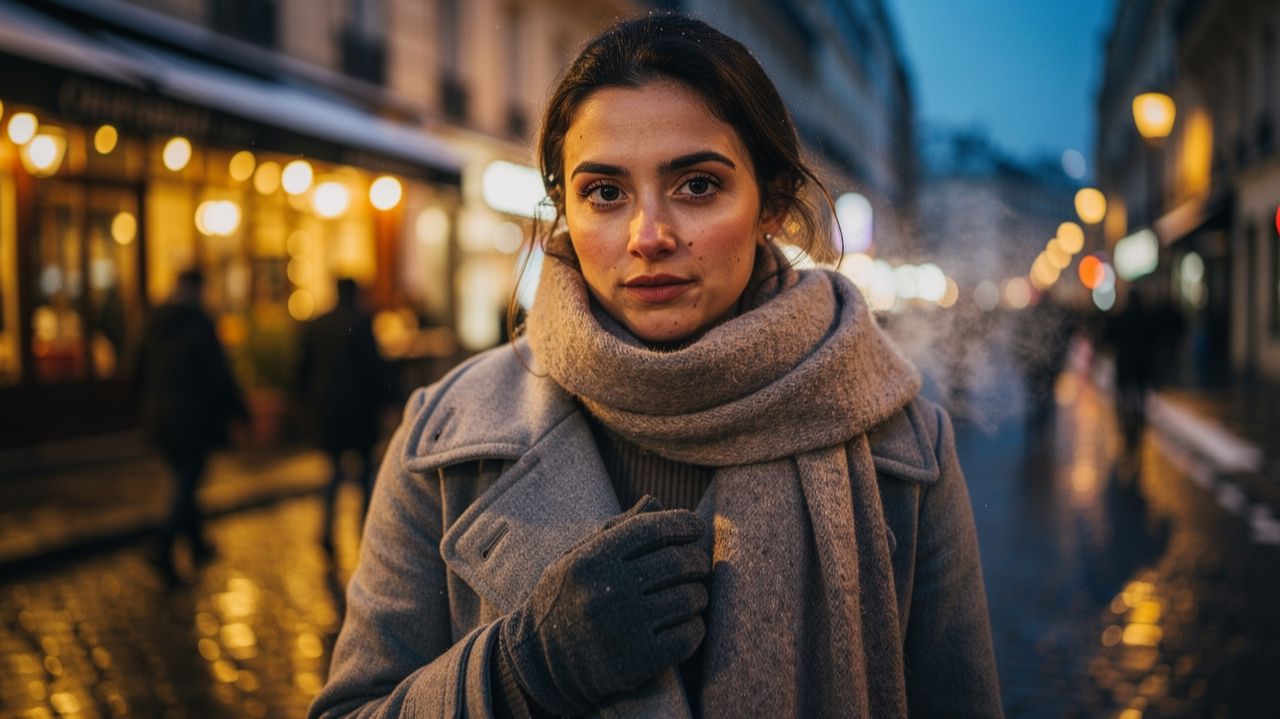 Париж январь 2026 зимняя прогулка по улицам города смотреть онлайн