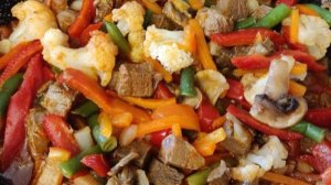 Овощи гриль по азиатски