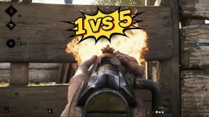 Остался один между двух команд. Hunt Showdown.