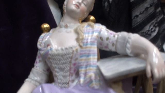 Мейсен фигура 19века Любовное письмо 19 век в отличном состоянии на продажу смотреть онлайн