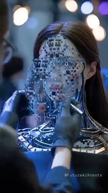 She Blinks After Repair Is She Alive FutureAiRobots смотреть онлайн