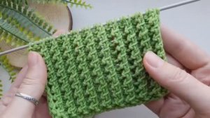 Простой красивый узор спицами - Вязание спицами для начинающих