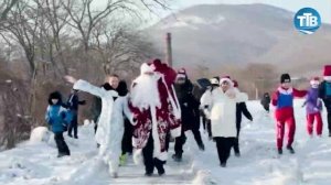 Рекордный рождественский забег в Фокино больше участников, больше улыбок, больше тепла