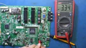 Ремонт ЖК телевизора Philips 42PFL3605/60. Не включается. Неисправность main платы.